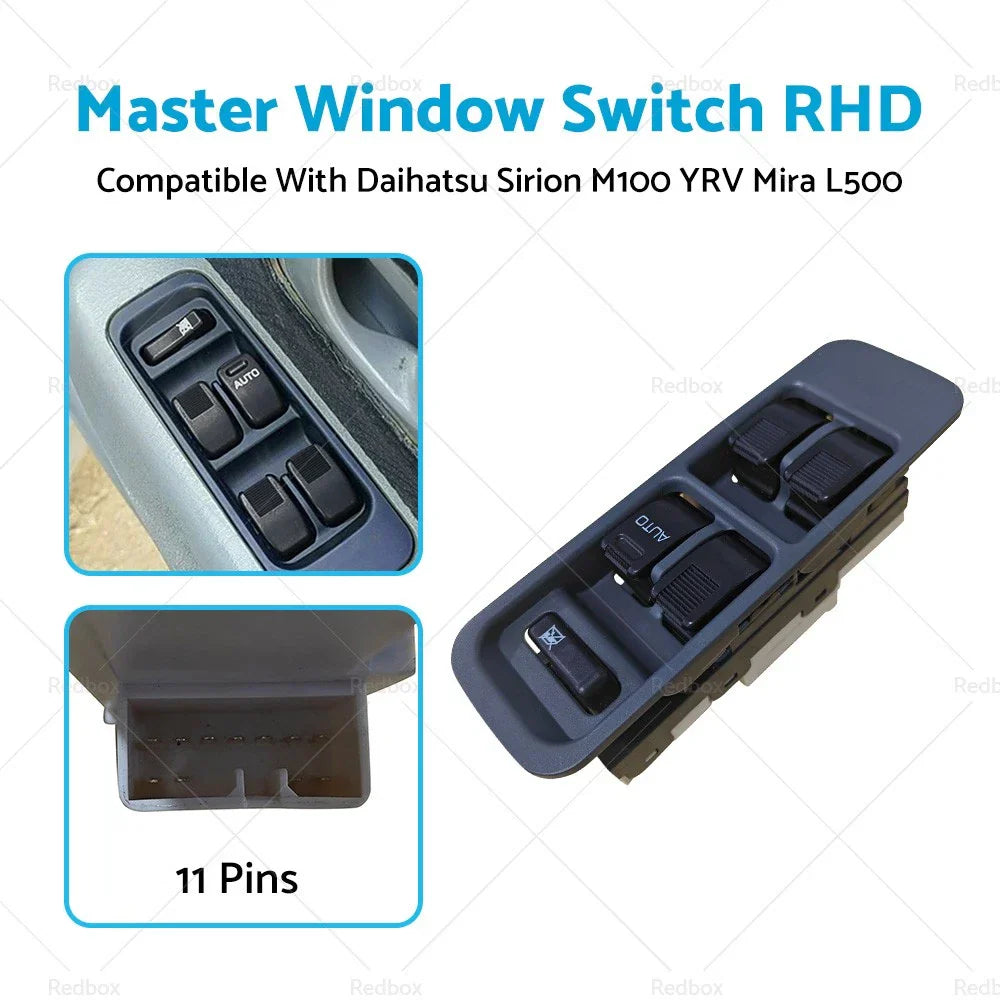Master Window Switch for Daihatsu Sirion M100 YRV Mira L500 (2000-2005)