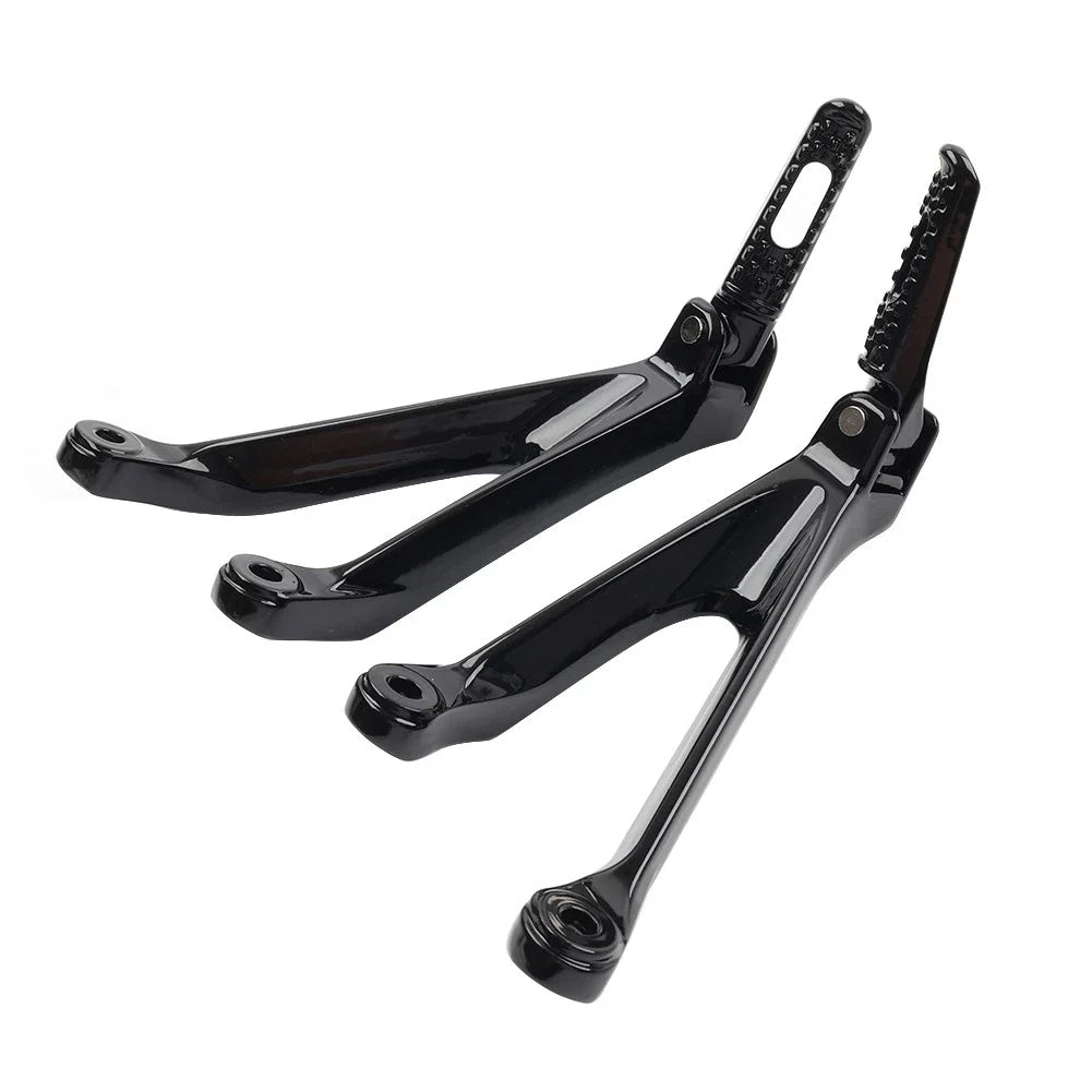 Black Rear Passenger Footrests Pegs for Honda CBR1000RR (2008-2016)