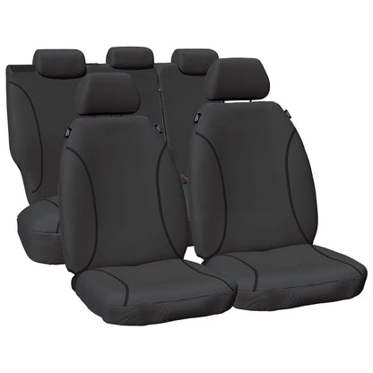Front & Rear/Custom Canvas Car Seat Covers/for Hilux GGN25 KUN26 4WD(2008–2015)