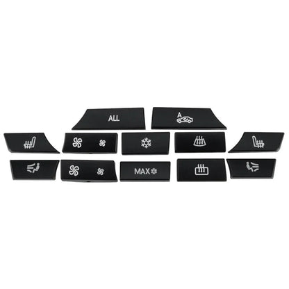 12 Button Key Caps A/C Heater Switch Repair for BMW 5 6 7 F10 F01 F12 (2010-2017)