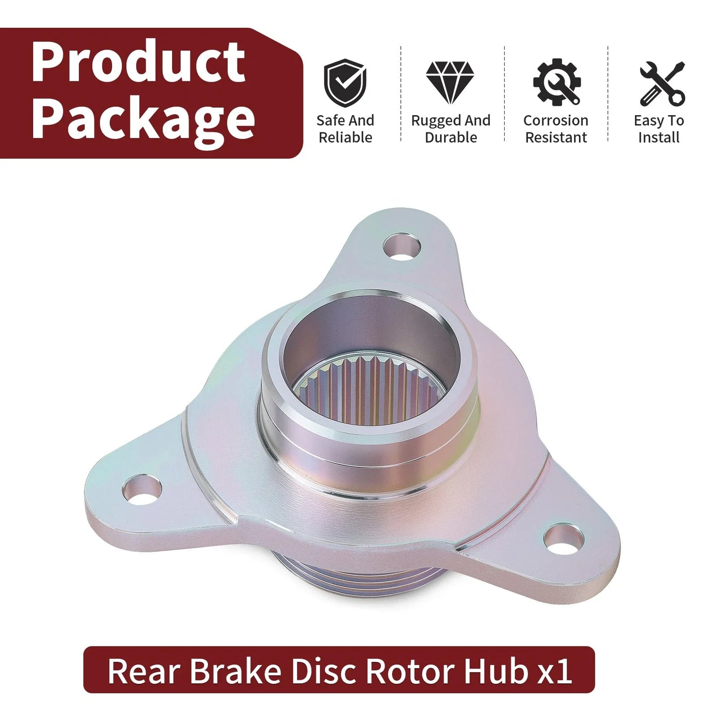 Rear Brake Disc Rotor Hub for Polaris Trail Boss 330 (2005–2013)