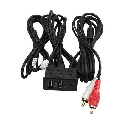 DASH Mount USB+TYPEC Port Panel Interface Extension for Car
