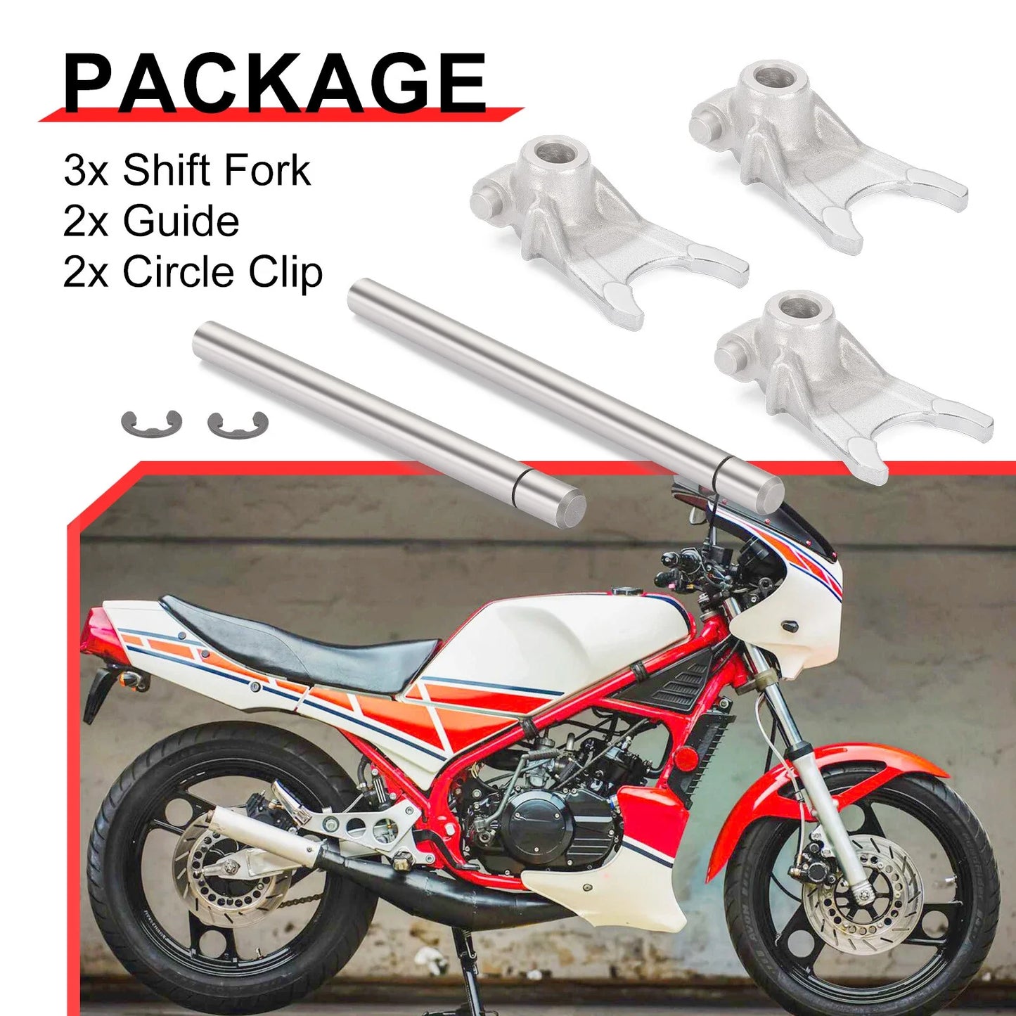 shift forks for Yamaha Banshee 350 (1987–2006)