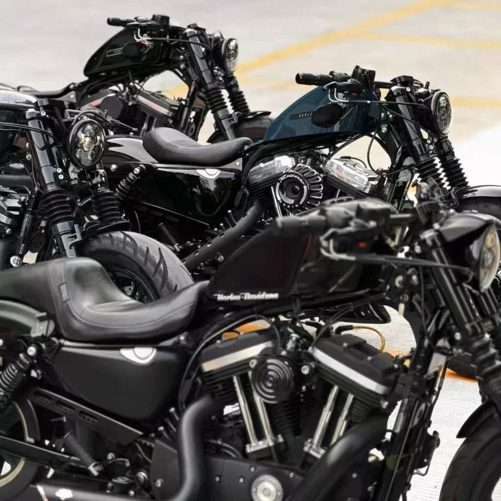 1" Black Motorcycle Handlebars Drag Z Bar for Harley Sportster XL (2004-2023)