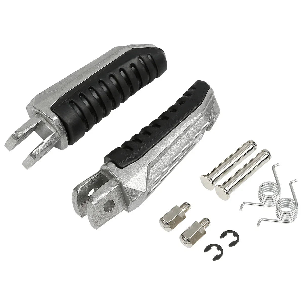 Driver Passenger Footpegs Footrest for Suzuki Hayabusa GSX1300R (2008-2012)