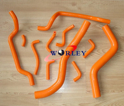 BLK Silicone Radiator & Heater Hose for Mitsubishi Eclipse Spyder GST/GSX (1995-1999)
