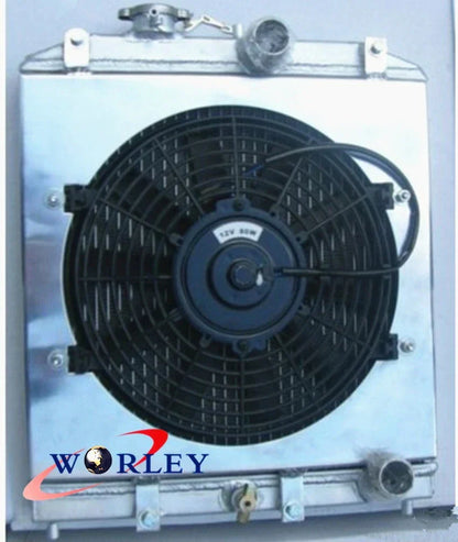 2 Row Radiator Shroud Fan for Honda Civic EG EK B16 B18 D15 D16 (1992-2000)