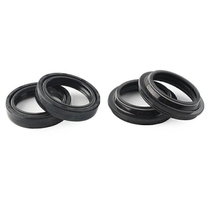 4 x Black 41x54mm Motorcycle Front Fork Damper Shock Absorber Seal