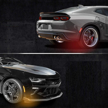 4 x LED Bumper Side Marker Lights Smoked for Chevrolet Camaro (2016-2021)