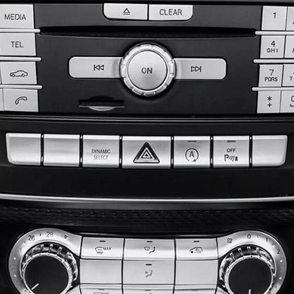CD Panel Function Switch Cover Trim for Mercedes A Class W176, B Class W246