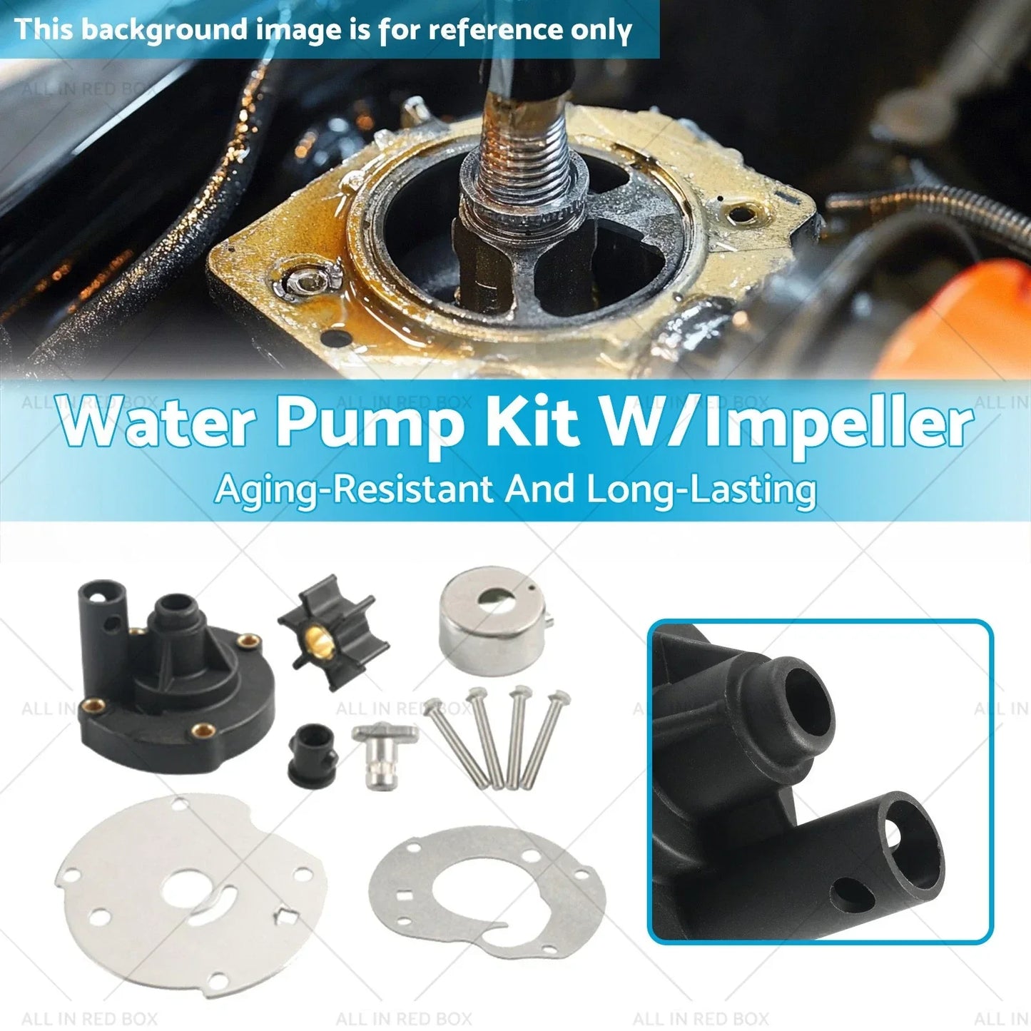 Water Pump Kit w/Impeller for Johnson Evinrude Outboard Marine (Various)