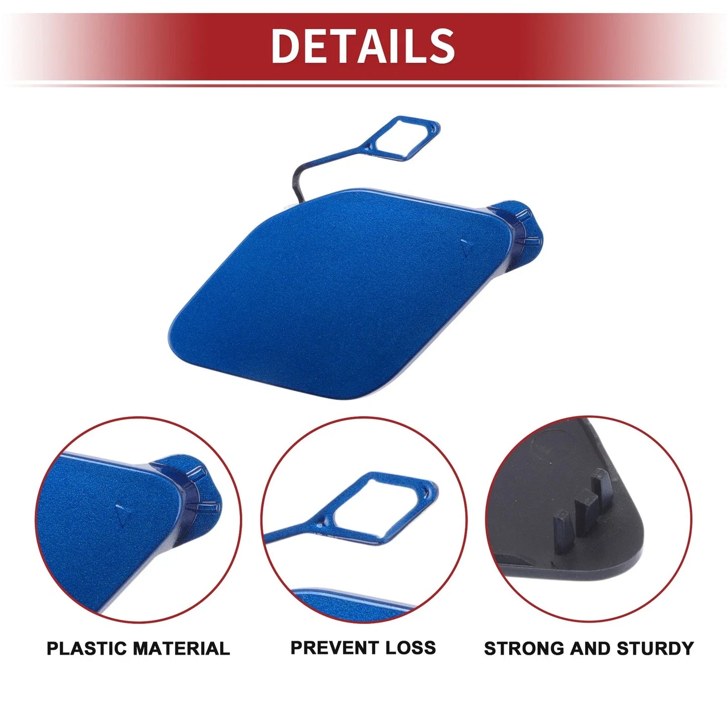 Front Tow Hook Cover for BMW 320i (2016-2018) Blue