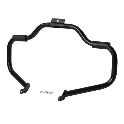 Mustache Highway Bar Foot Pegs for Harley Heritage Softail (2000-2017) Black