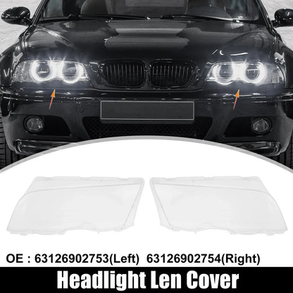 Front Headlight Lens Cover for BMW E46 4 Door (1998 - 2001)