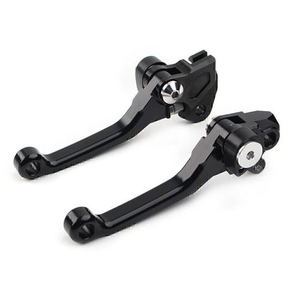 Black CNC Aluminum Brake Clutch Levers for RMZ450 (2005-2022) - 1 Pair