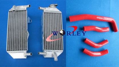 Aluminum Radiator + Blue Hose for Honda CRF250R (2010-2013)