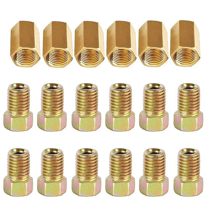 Replacement Brake Pipe Fittings 18pcs 3/8in for Vehicle