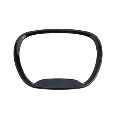 Steering Wheel Cover Sticker Black Carbon Fiber ABS for Car