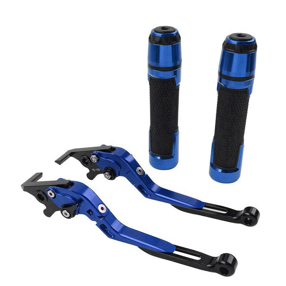 Folding Extendable Brake Clutch Levers & Handlebar Grips for Speed Triple 1050
