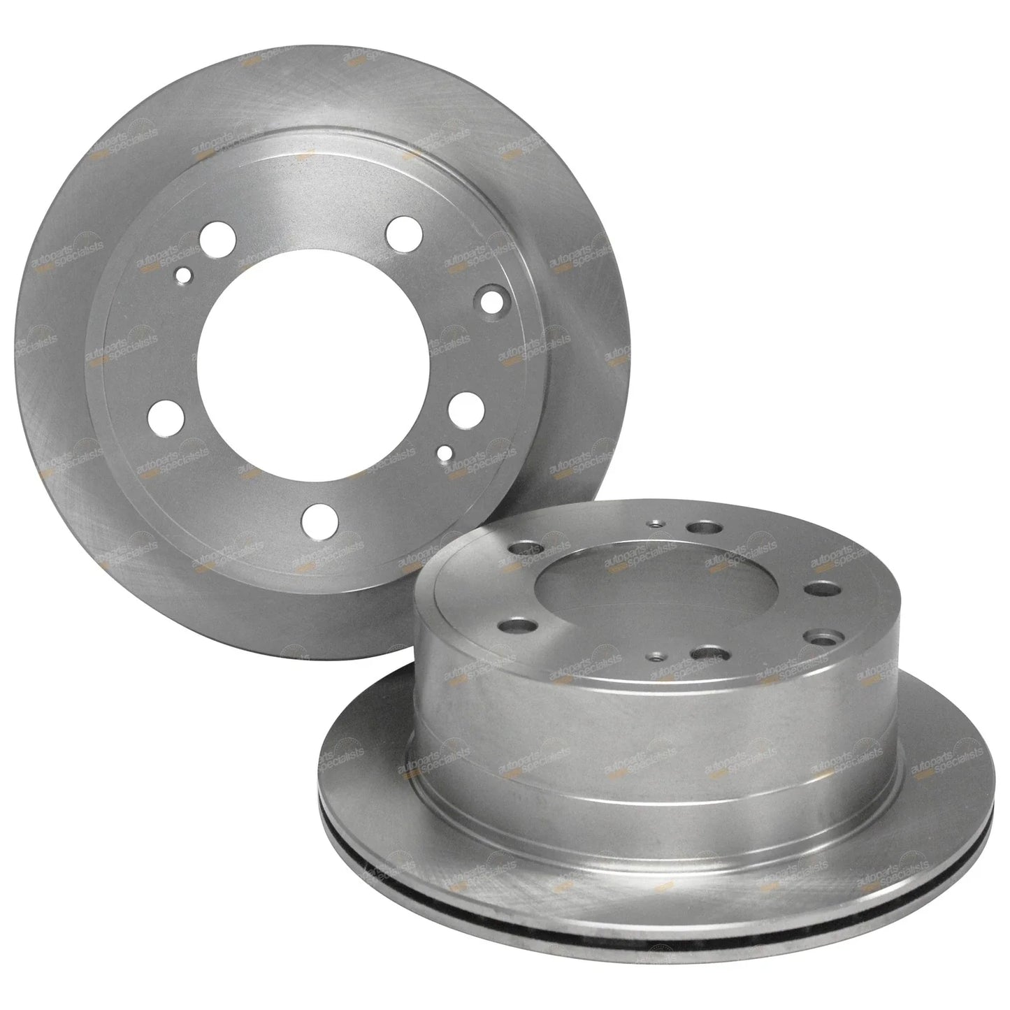 2 Rear Disc Brake Rotors for Toyota Landcruiser FZJ78 FZJ79 (1999–2006)