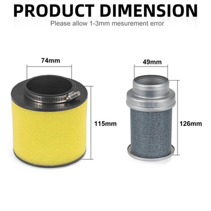 Air Filter & Air Cleaner Body for Honda Foreman 400 (1996–2003)