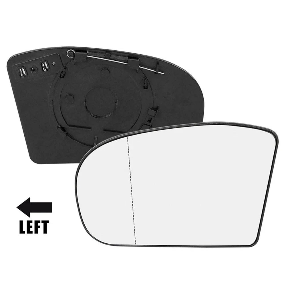 Heated Left Side Mirror Glass with Backing for Mercedes-Benz E500 E55 AMG (2003-2006)