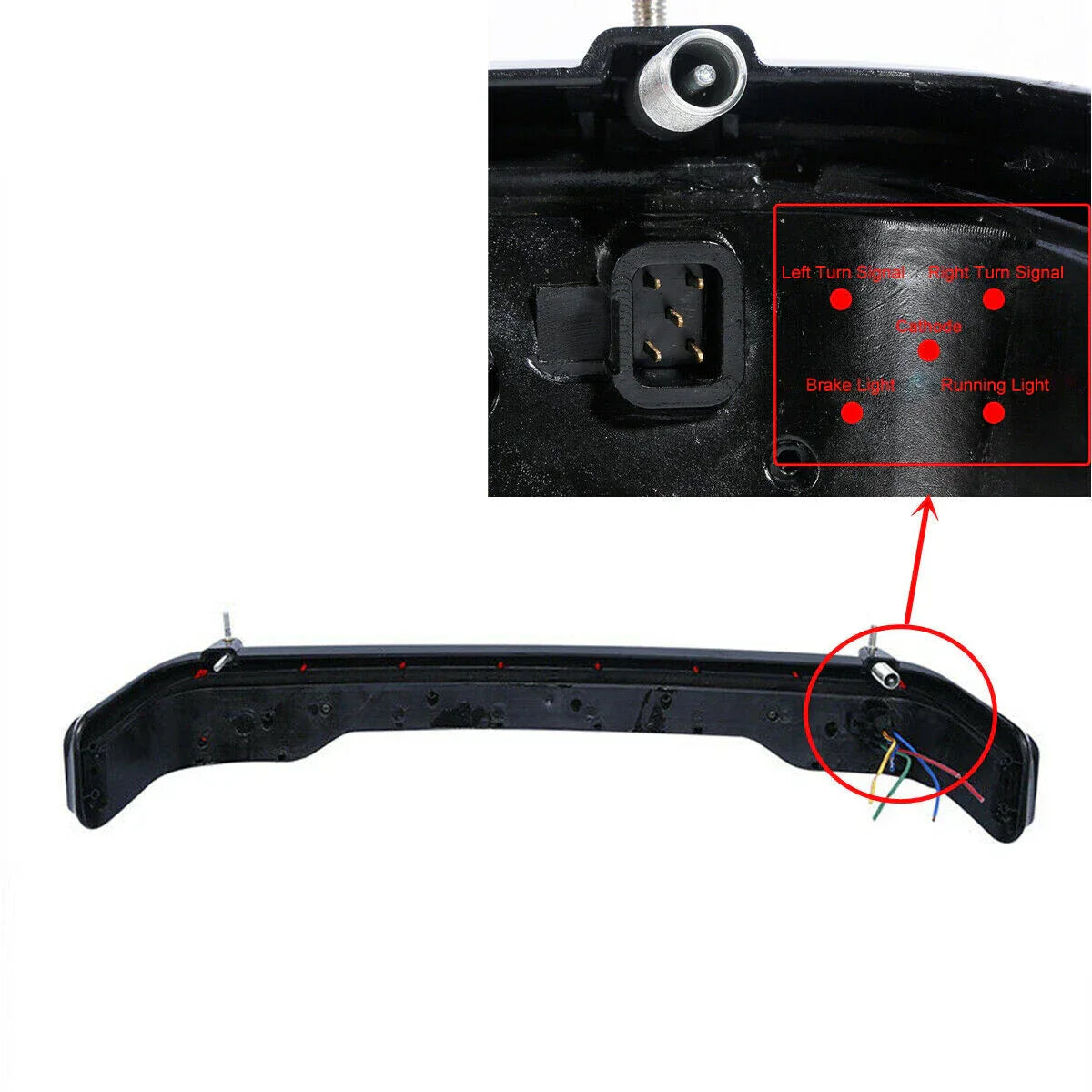Smoke King LED Tail Light & Wiring Harness for Harley Touring (2014-2023)