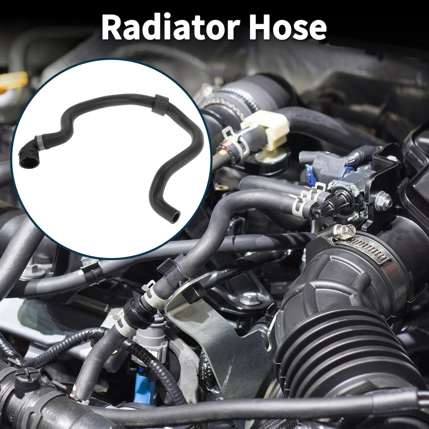 Radiator Hose for BMW 540i Base 3.0L Heating Water Pipe (2017-2020)