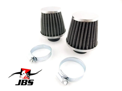 32mm Hi Flow Chrome Pod Air Filters for Universal Applications