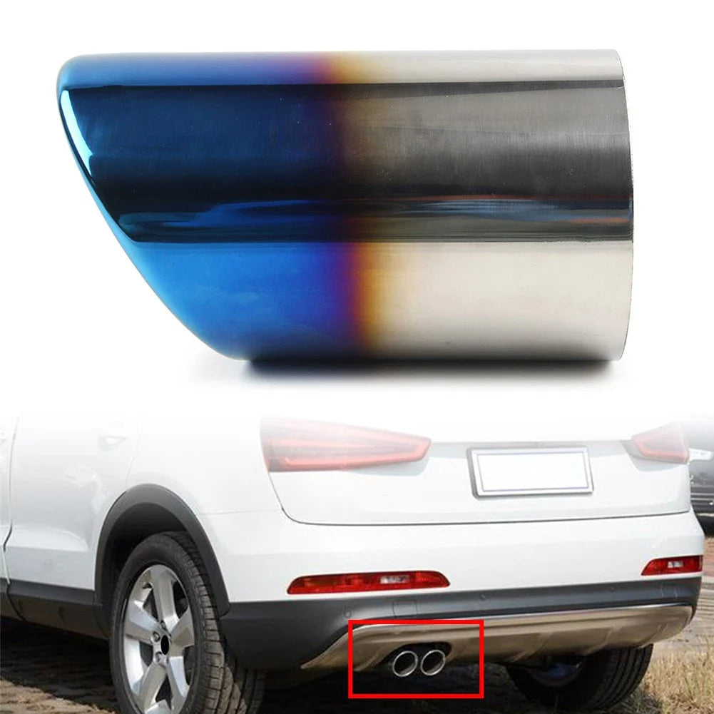 Stainless Steel Exhaust Pipe Tail Muffler Tip for Audi Q3 (2012-2021)