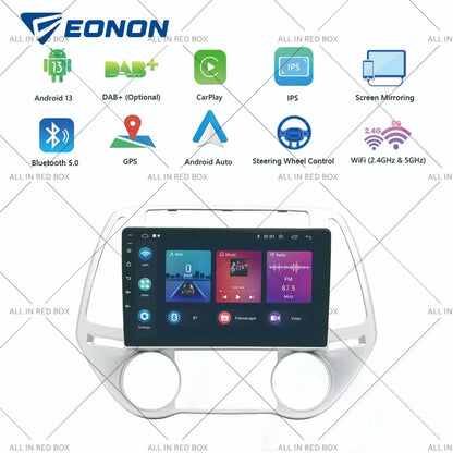 Apple CarPlay Stereo GPS Navi for Hyundai i20 (2014-2023)