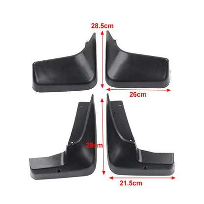 4 x Plastic Wheel Mud Flaps for Suzuki Grand Vitara (2006-2015)