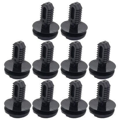 Black Plastic Clips Rivet 10 Pieces for BMW 3 Series
