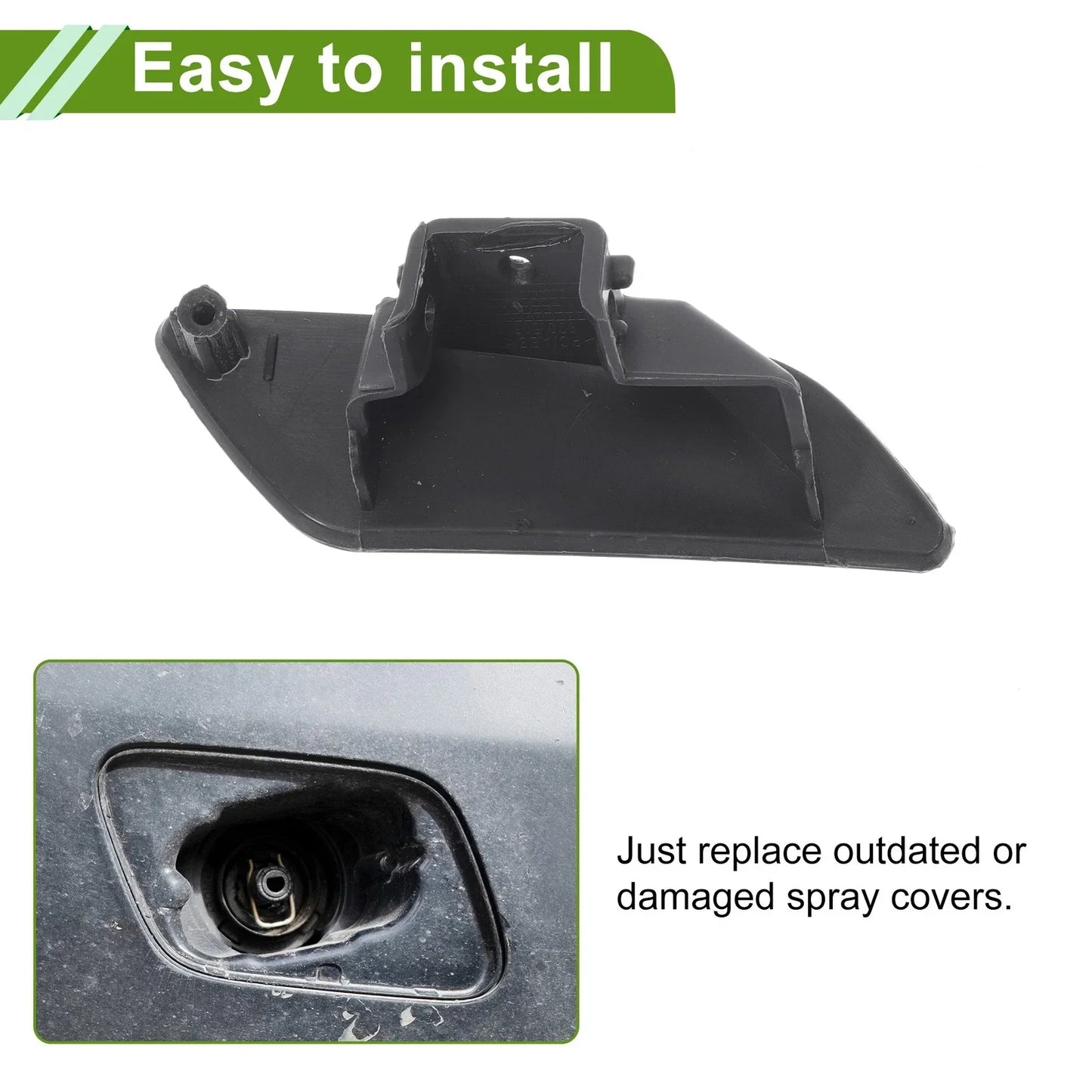 Washer Nozzle Cover for Porsche Panamera (2010-2023) - Unpainted Cap