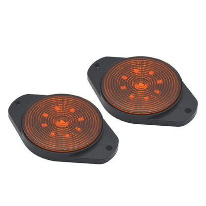 Round 9 LED Side Marker Lights for Car, Bus, Truck, Trailer