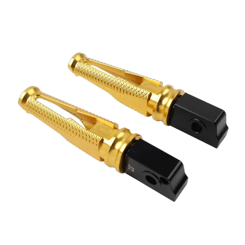 Gold Rear Foot Pegs for Aprilia GPR125 GPR150 APR150 CR150 (2010-2023)