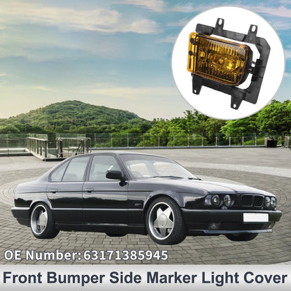 1 Pc Left Front Bumper Side Marker Light Cover for BMW E30