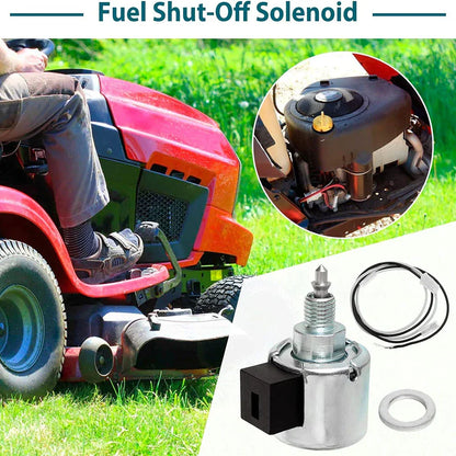 Fuel Shut-Off Solenoid for Briggs & Stratton, John Deere, Husqvarna Engine