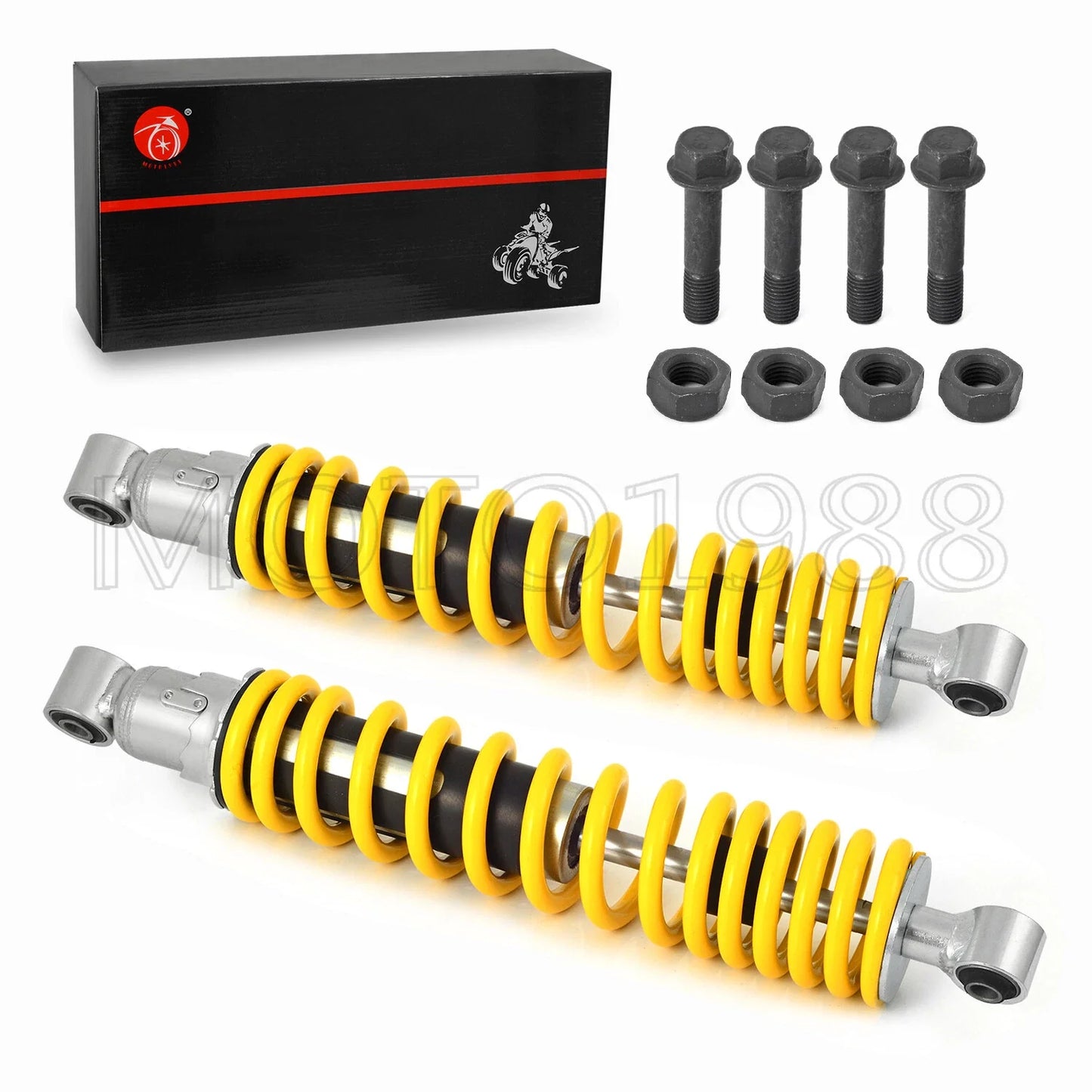 Front Shocks Absorber for Yamaha Banshee 350 Yellow Spring & Bolt (1987–2006)