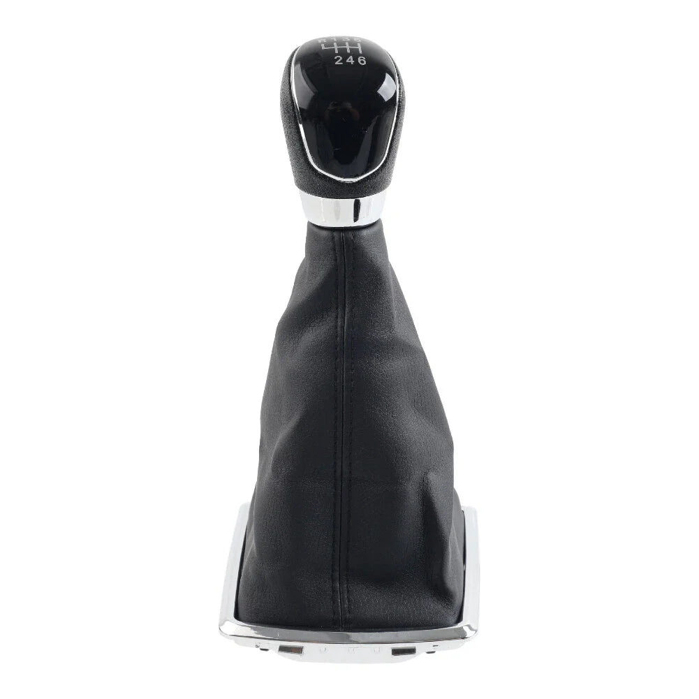 1x 6 Speed Car Shift Gear Knob with Leather Boot for Ford Focus (2005-2012)