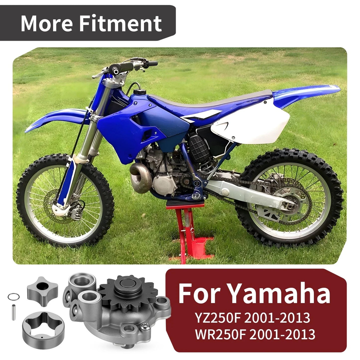 Oil Pump Assembly & Rotor Kit for Yamaha YZ250F WR250F (2001–2013)