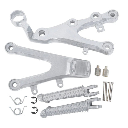 Driver & Passenger Footpegs Footrests Bracket for Yamaha YZF R6 (2006-2016)
