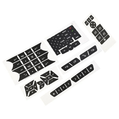 Button Stickers Front Radio Repair Steering Steel for Car