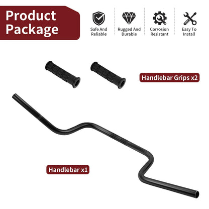 Handlebar with Grips for Polaris Trail Blazer Trail Boss 330 (2010–2013)