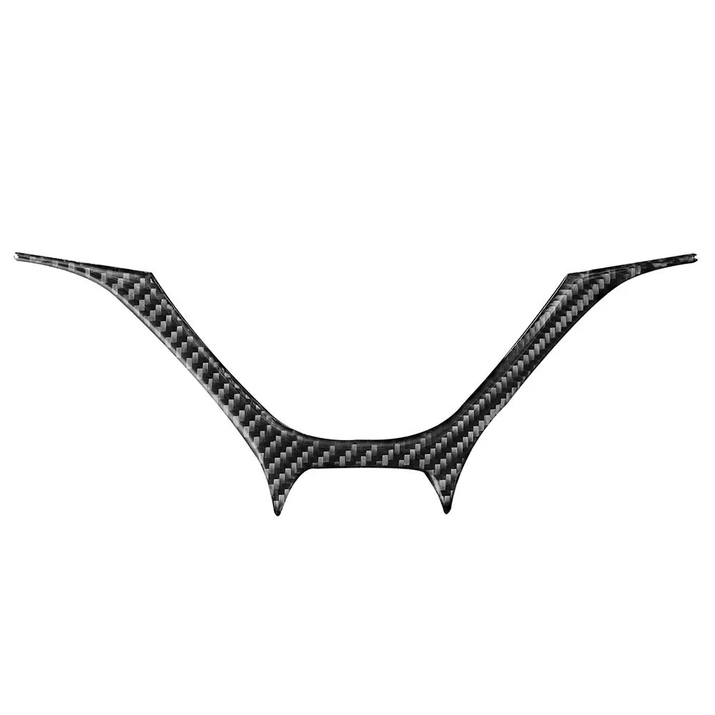 Carbon Fiber Steering Wheel Panel Cover Trim for Honda Civic (2012-2015)