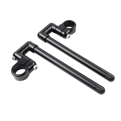 36MM Clip-On Handlebar for Motorcycle Cafe Racer - Black