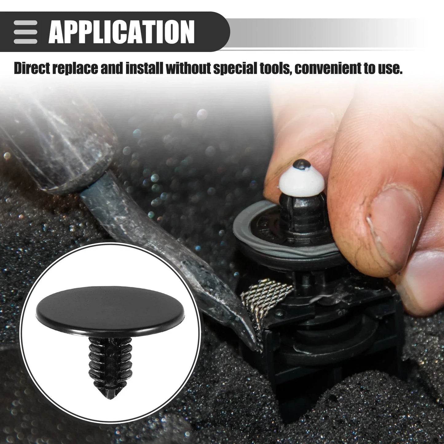 10 x Headliner Hood Insulator Retainer Clips for Dodge