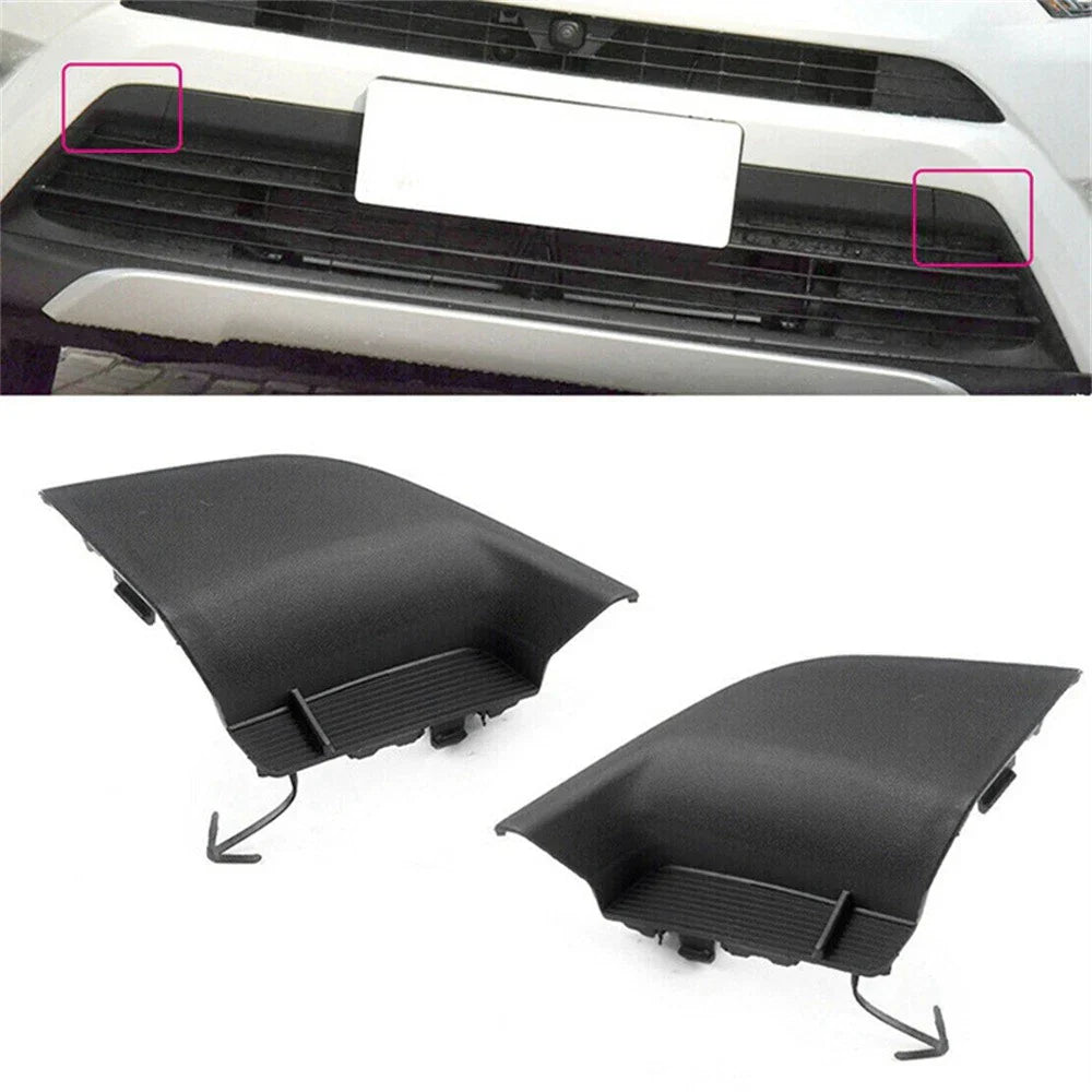 Front Bumper Tow Eye Hook Cover Caps  For Toyota RAV4 (2016-2018)
