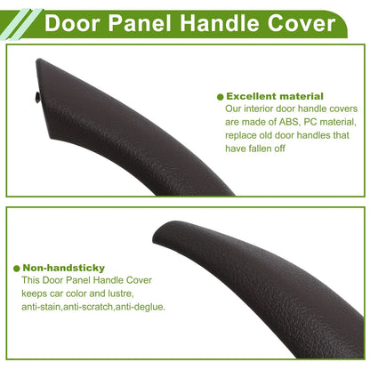 Door Panel Handle Pull Trim Cover for BMW X1 (2016 - 2022) Deep Brown