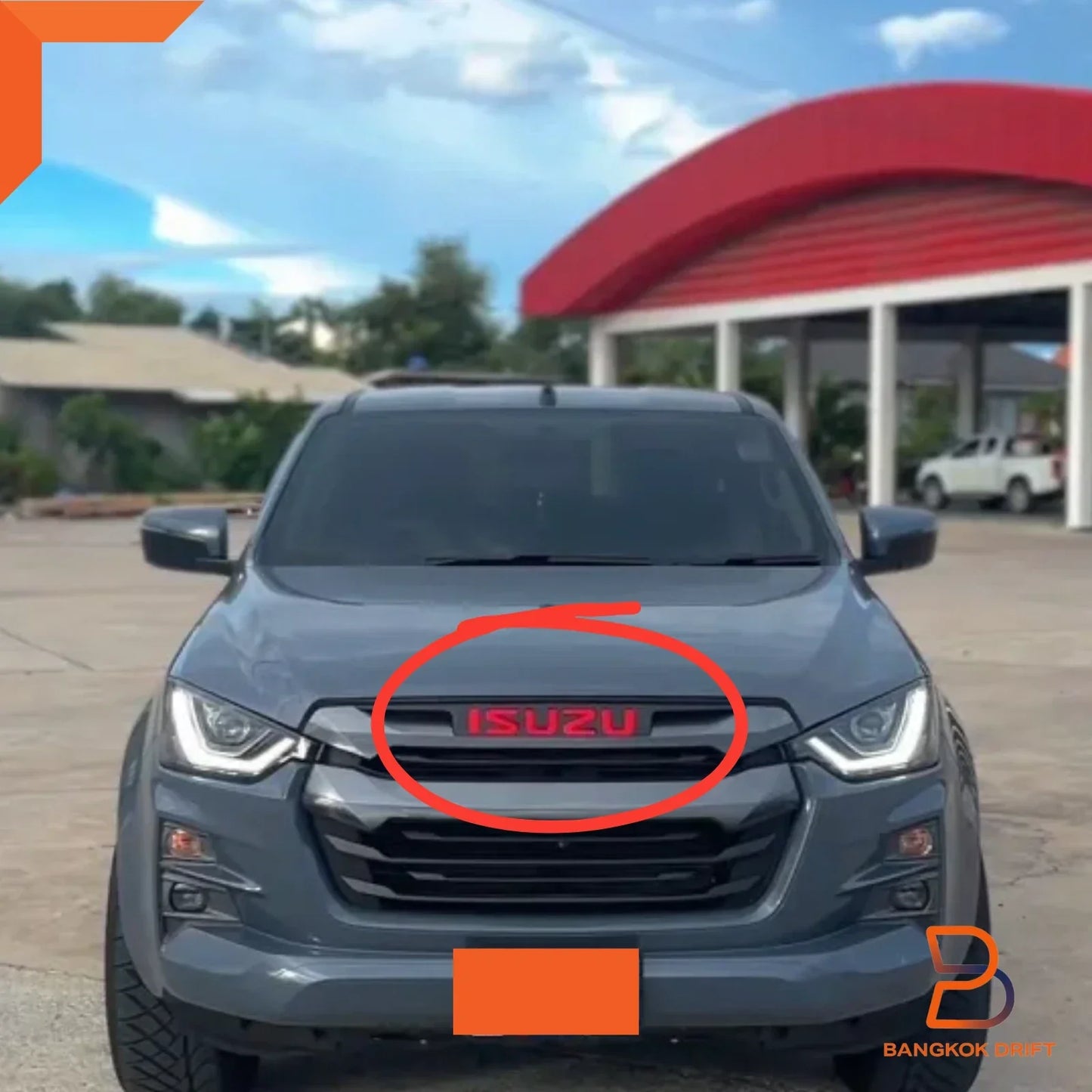 3D Front Grille Emblem Logo for Isuzu D-Max (2020-2023)